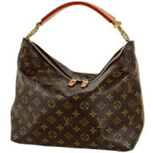 Louis Vuitton Sully Hobo Bag Monogram Brown